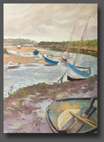 Low tide Burnham Overy Staithe 70x50cm